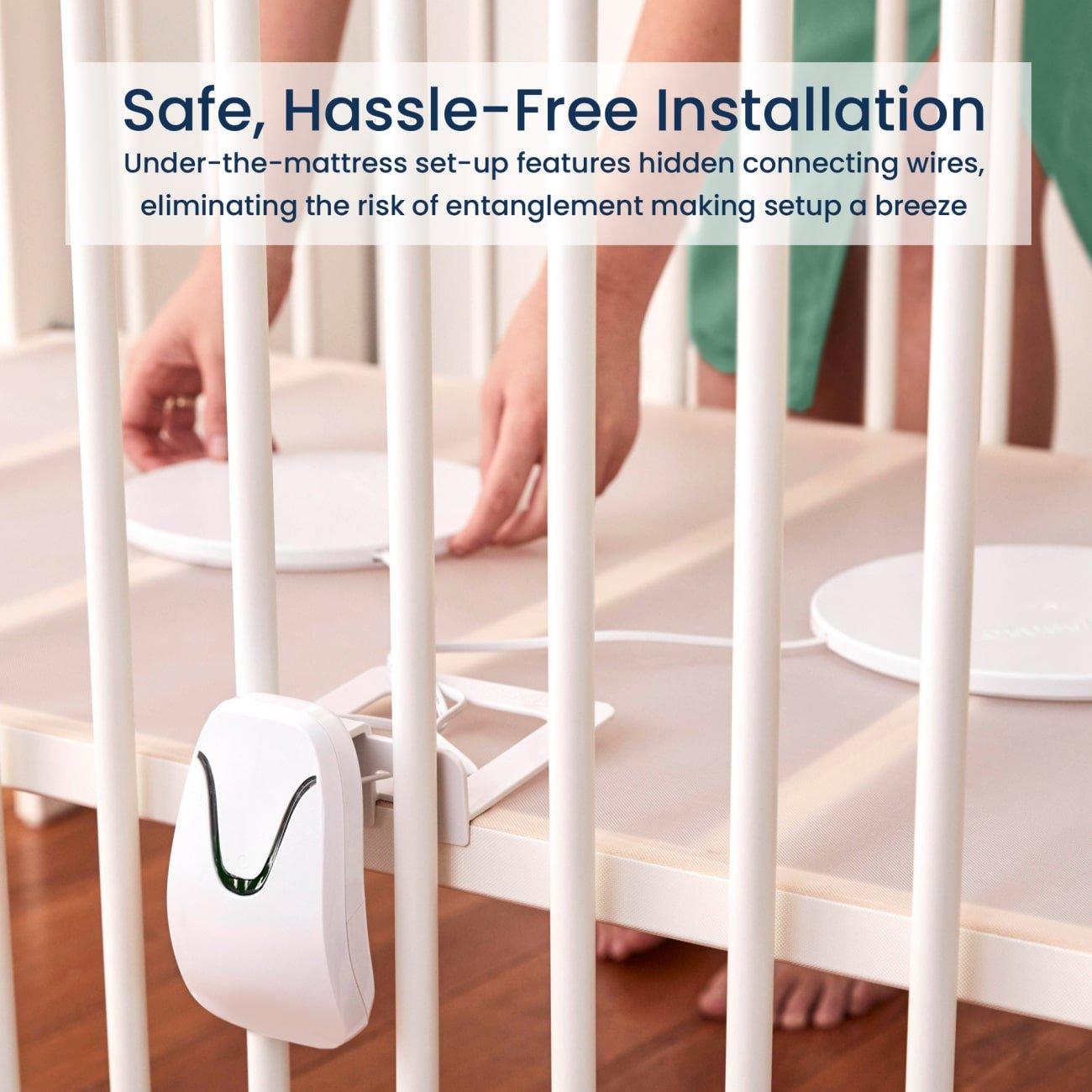 Babysense 7 – Baby Monitor with Real Time No Breathing & Irregularity Alerts for Safe Sleep