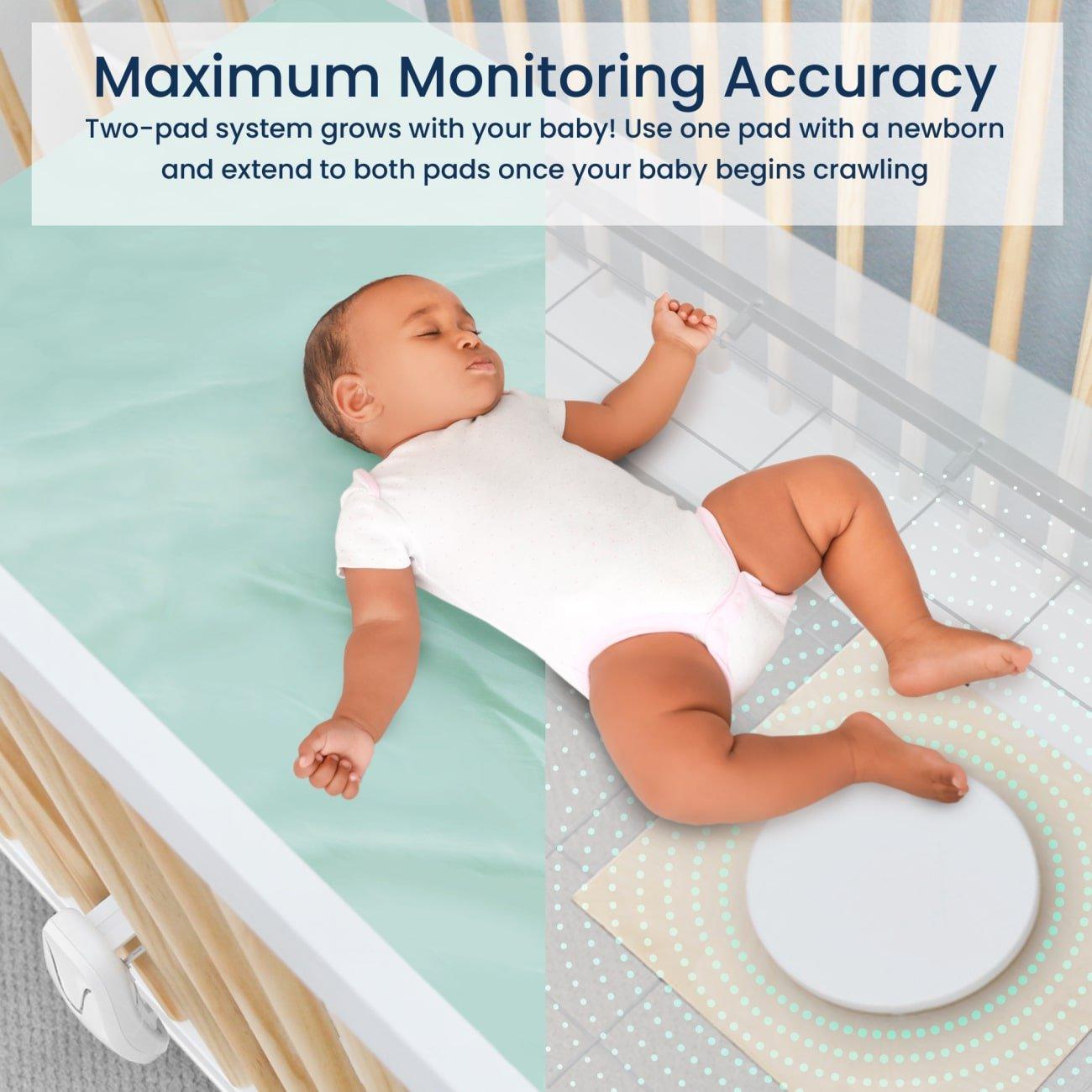 Babysense 2-in-1 Pack: Baby Video Monitor with 2 Cameras & Split Screen + Breathing Monitor with Real-Time Alerts