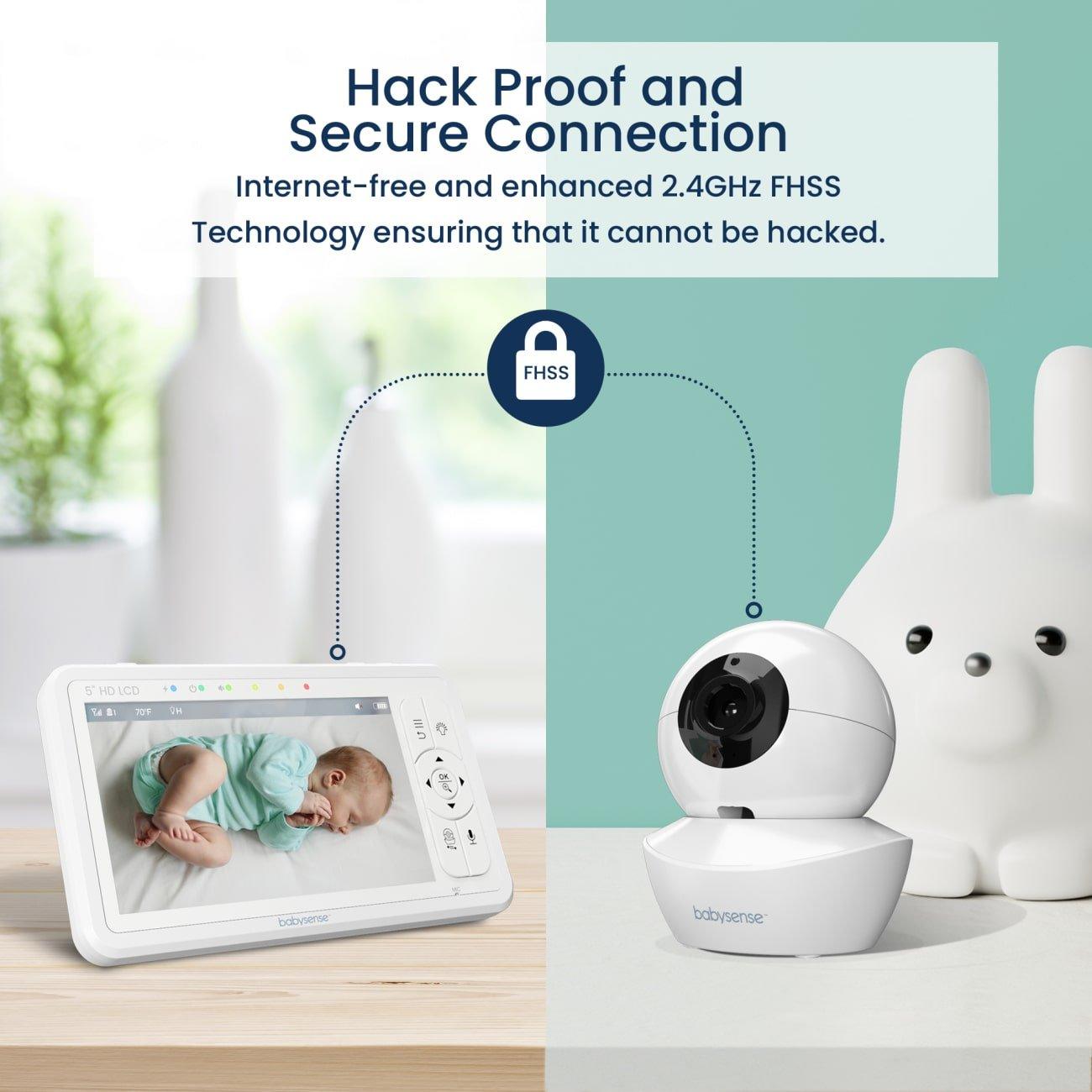 Babysense True Sleep: Video Baby Monitor with Real Time No Breathing & Irregularity Alerts