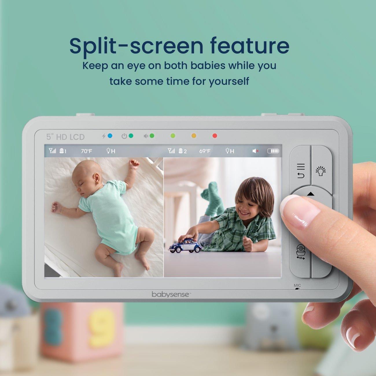 Babysense True Sleep: Video Baby Monitor with Real Time No Breathing & Irregularity Alerts
