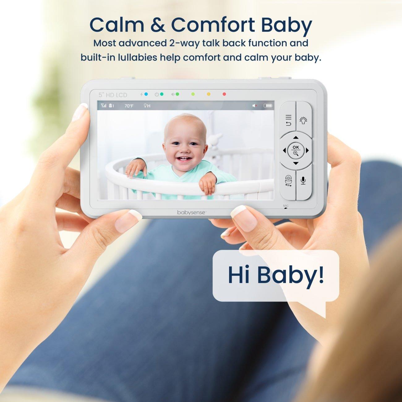 Babysense True Sleep: Video Baby Monitor with Real Time No Breathing & Irregularity Alerts
