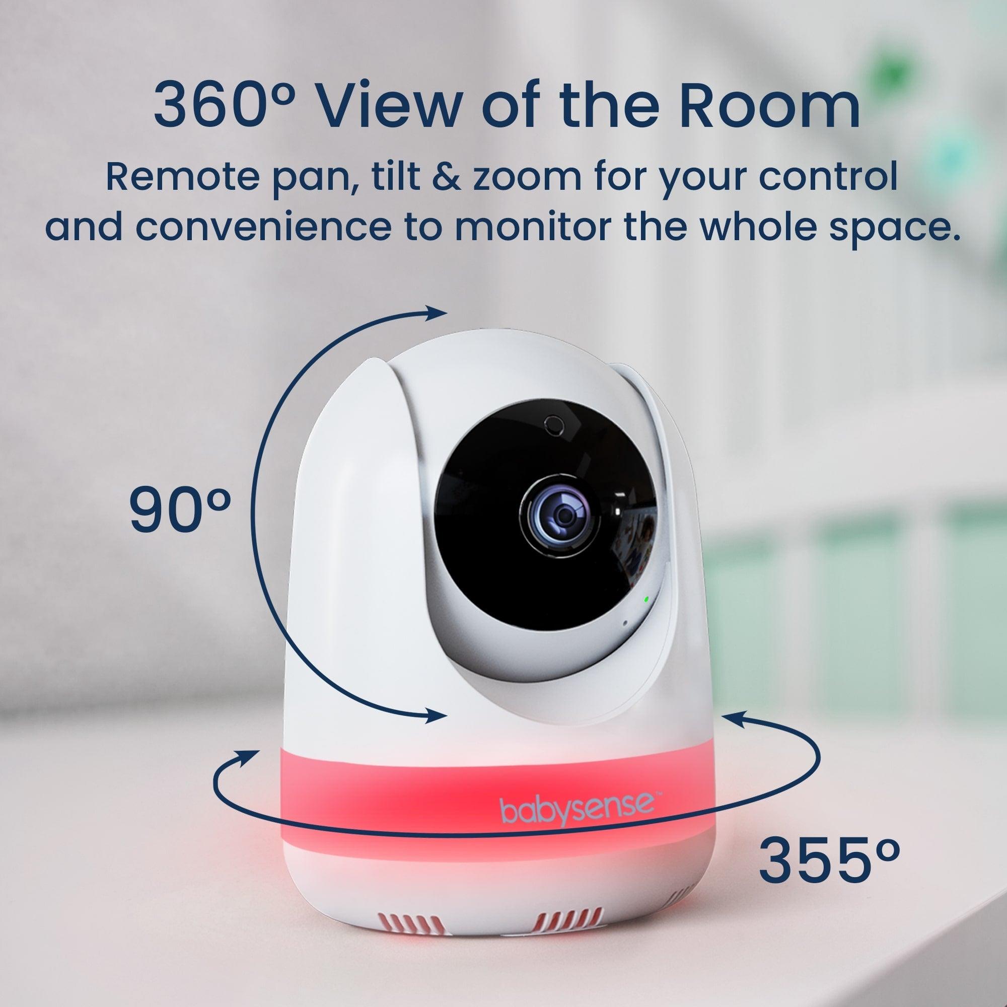 Babysense 2-in-1 Pack: Baby Video Monitor with 2 Cameras & Split Screen + Breathing Monitor with Real-Time Alerts