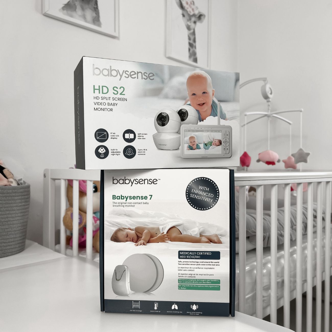 Babysense True Sleep: Video Baby Monitor with Real Time No Breathing & Irregularity Alerts
